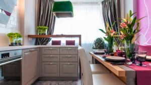 cocina combinas con balcon o terraza